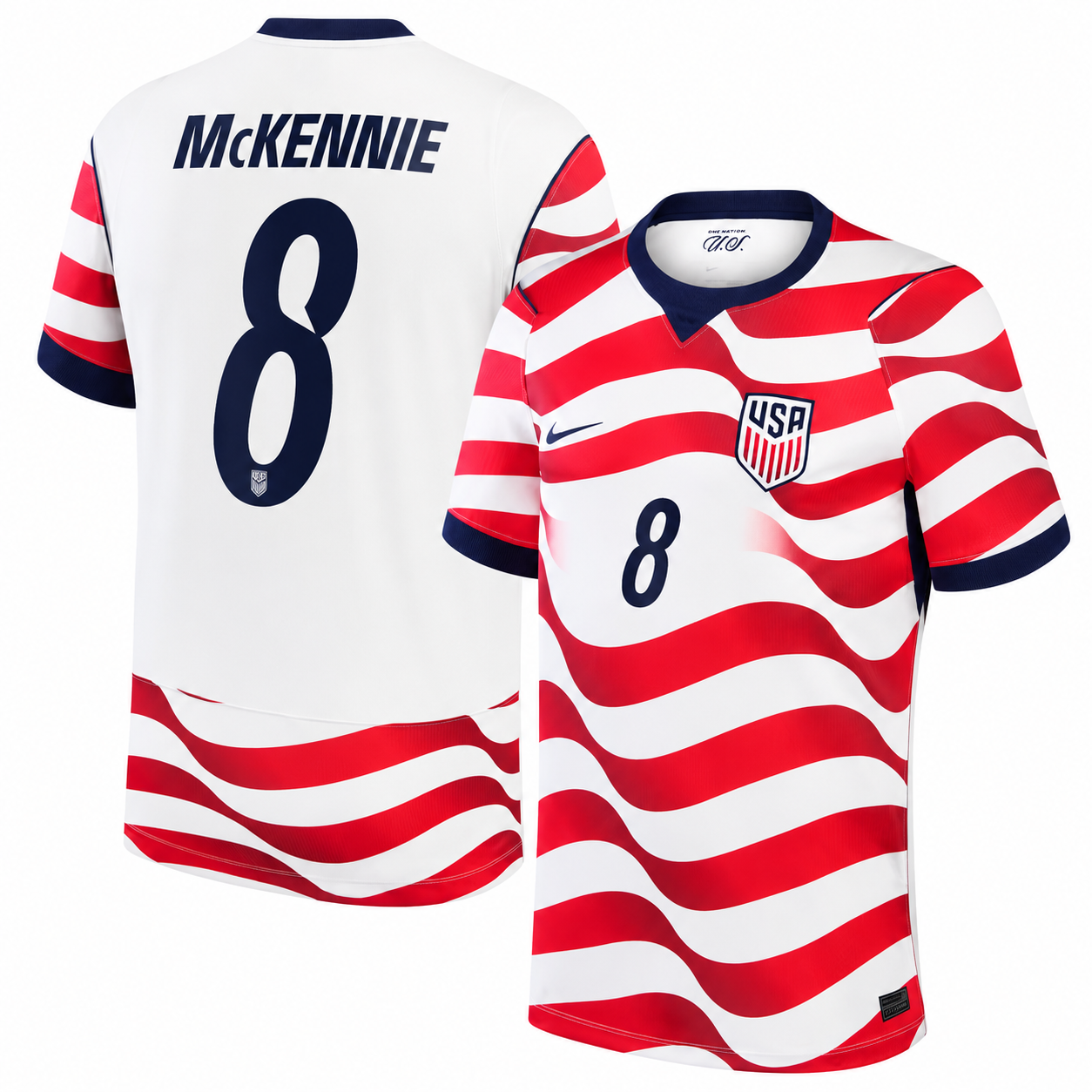 Weston McKennie #8 USA 2026 Home Soccer Jersey - White