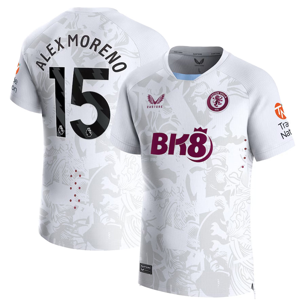 Alex Moreno Aston Villa 15 jersey
