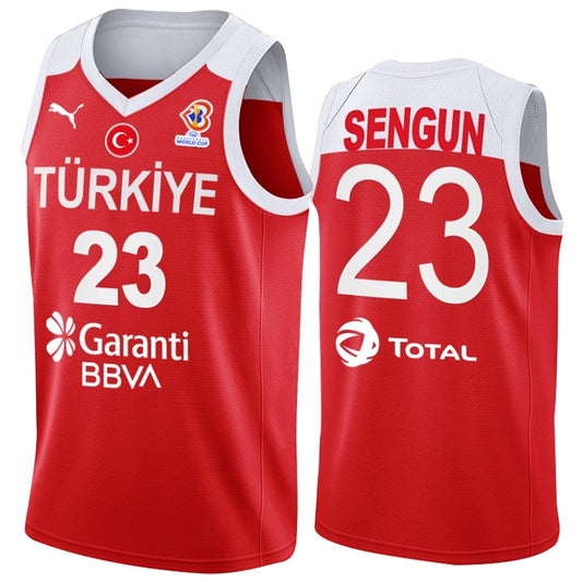 Alperen Sengun Turkey FIBA EuroBasket 23 Jersey