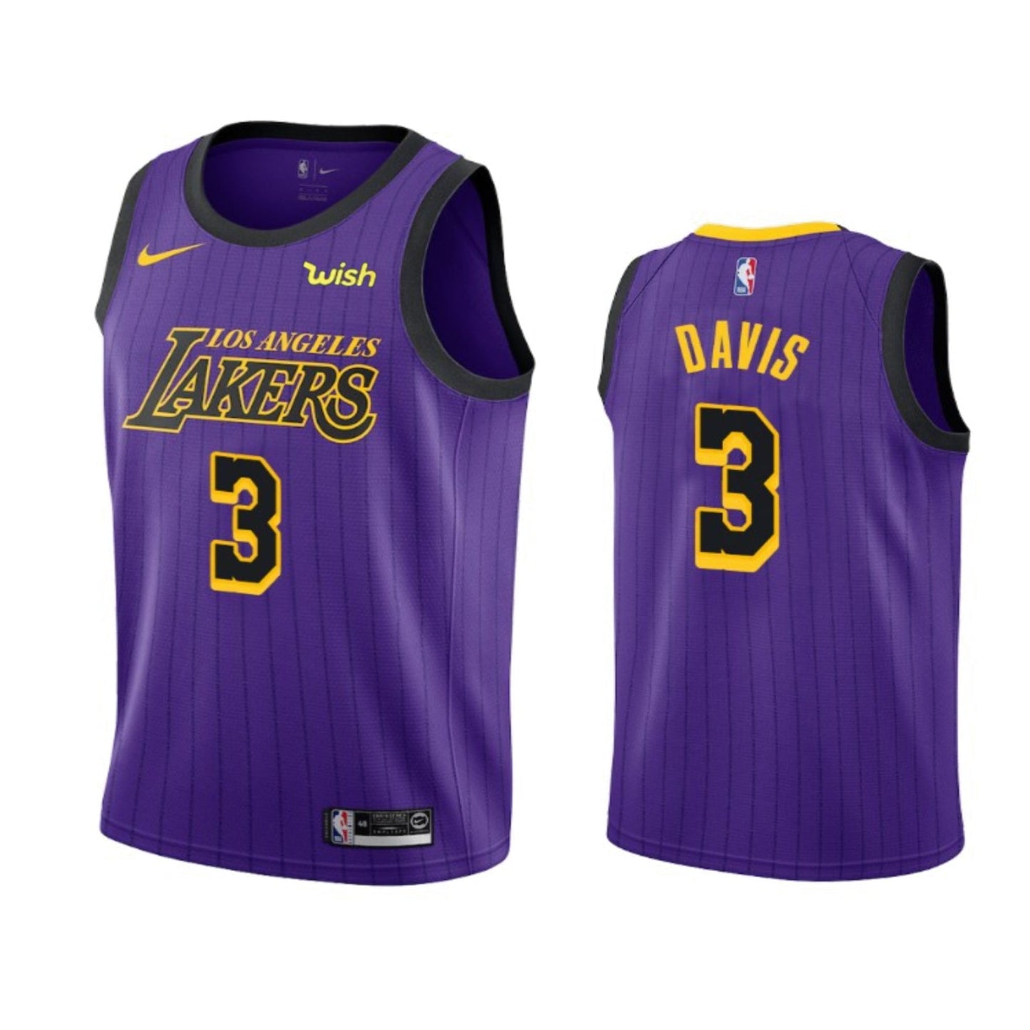 NBA Anthony Davis Los Angeles Lakers 3 jersey
