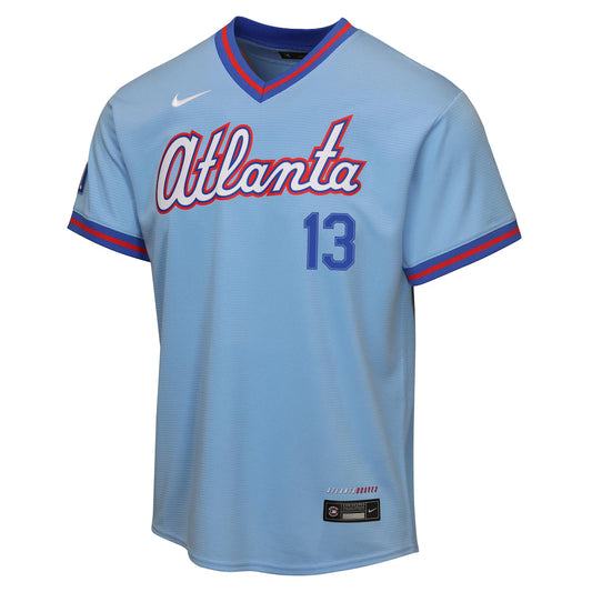 Atlanta Baseball Jersey Light Blue Acuna Jr 13