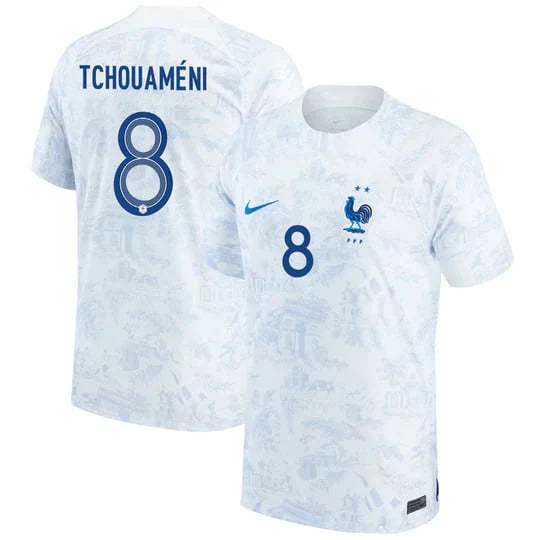 Aurelien Tchouameni France 8 FIFA World Cup Jersey