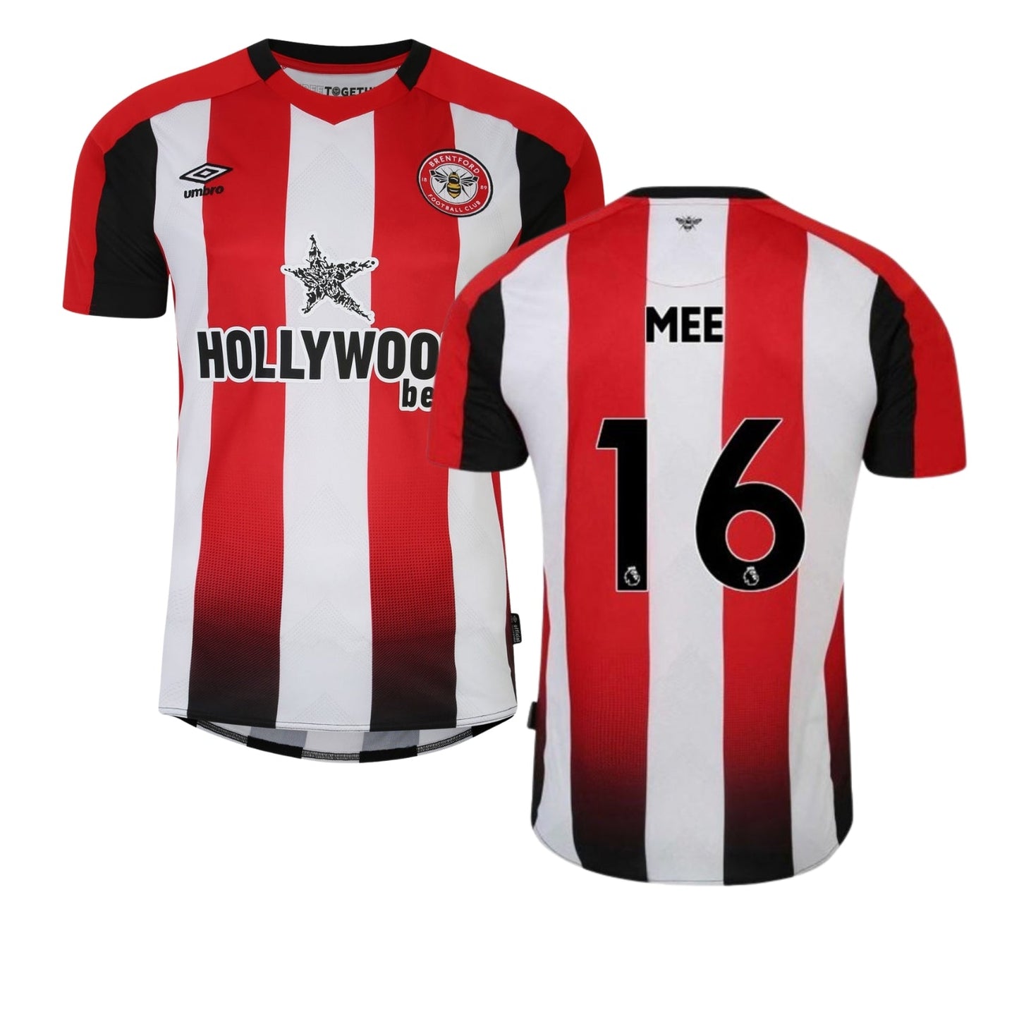 Ben Mee Brentford 16 Jersey
