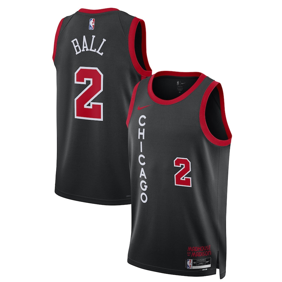 NBA Lonzo Ball Chicago Bulls 2 Jersey