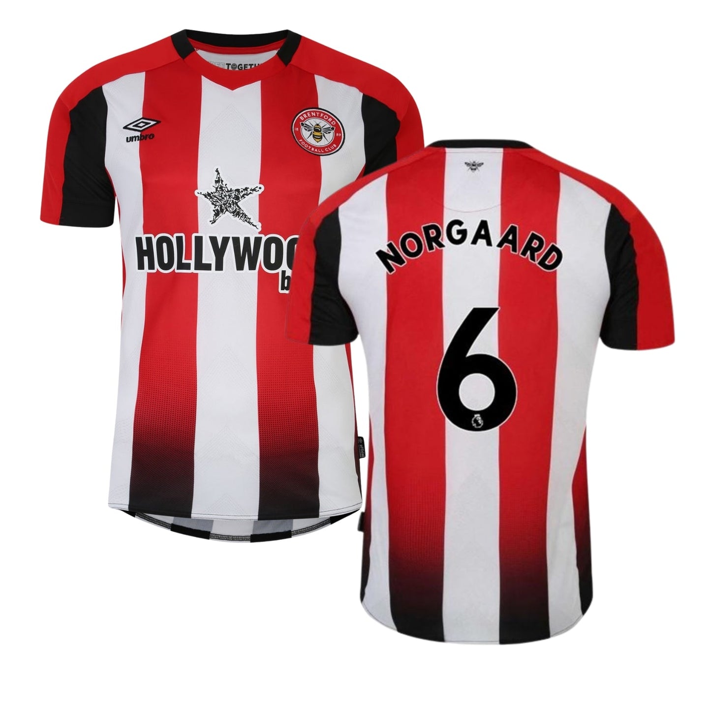 Christian Norgaard Brentford 6 Jersey
