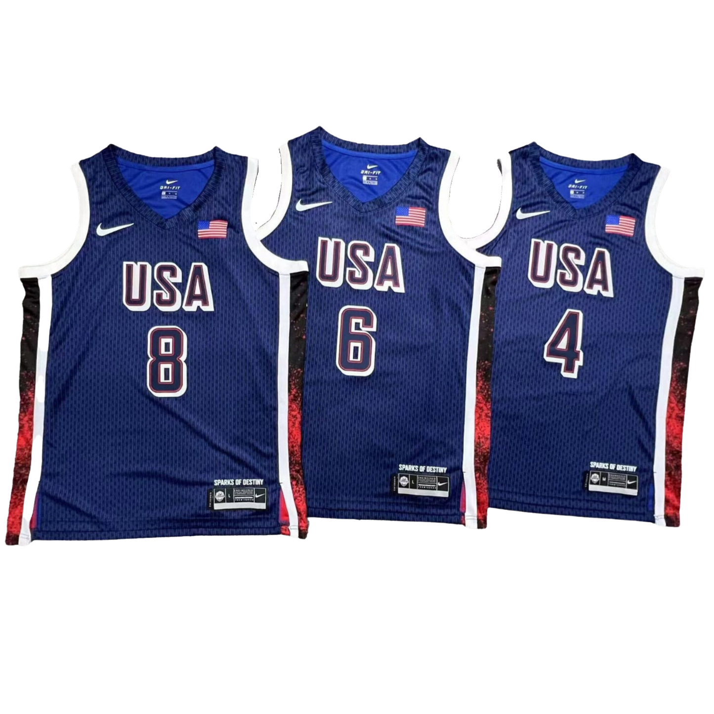 Custom Team USA 2024 Olympics Jersey