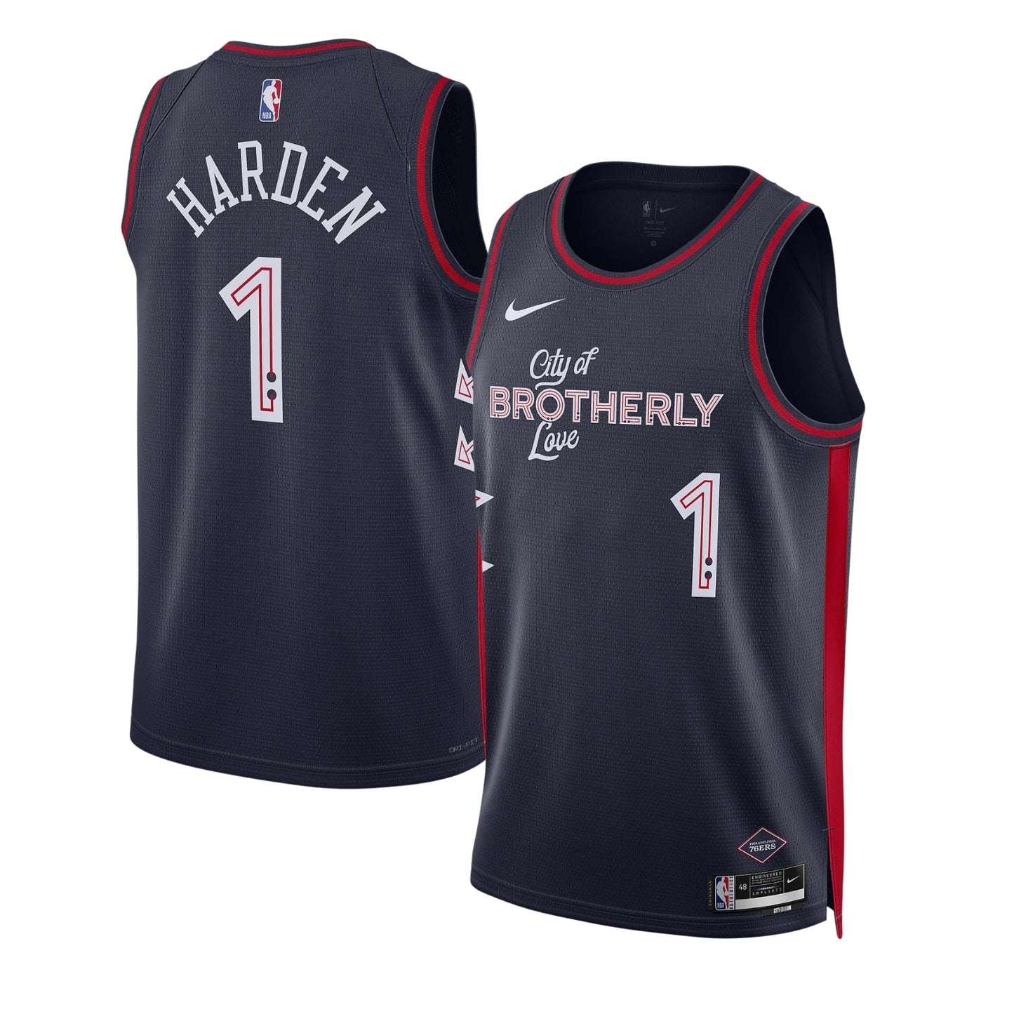 NBA James Harden Philadelphia 76ers 1 Jersey