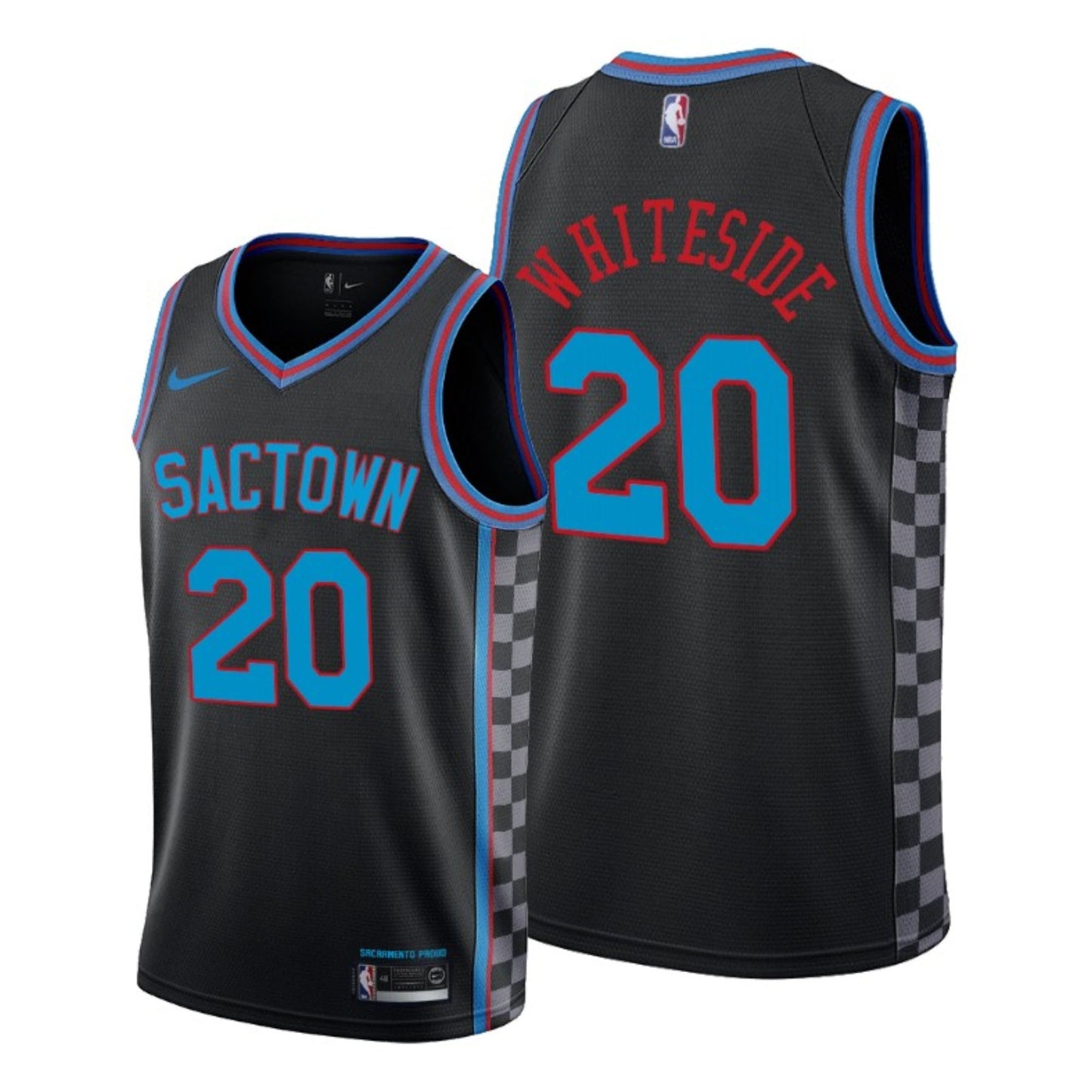 NBA Hassan Whiteside Sacramento Kings 20 Jersey