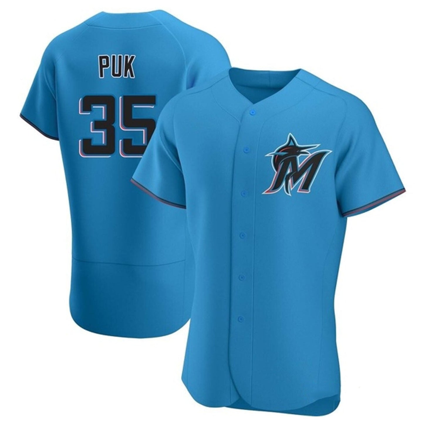 MLB A.J. Puk Miami Marlins 35 Jersey