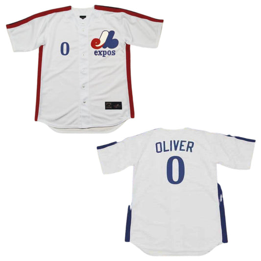 MLB Al Oliver Montreal Expos 0 Jersey