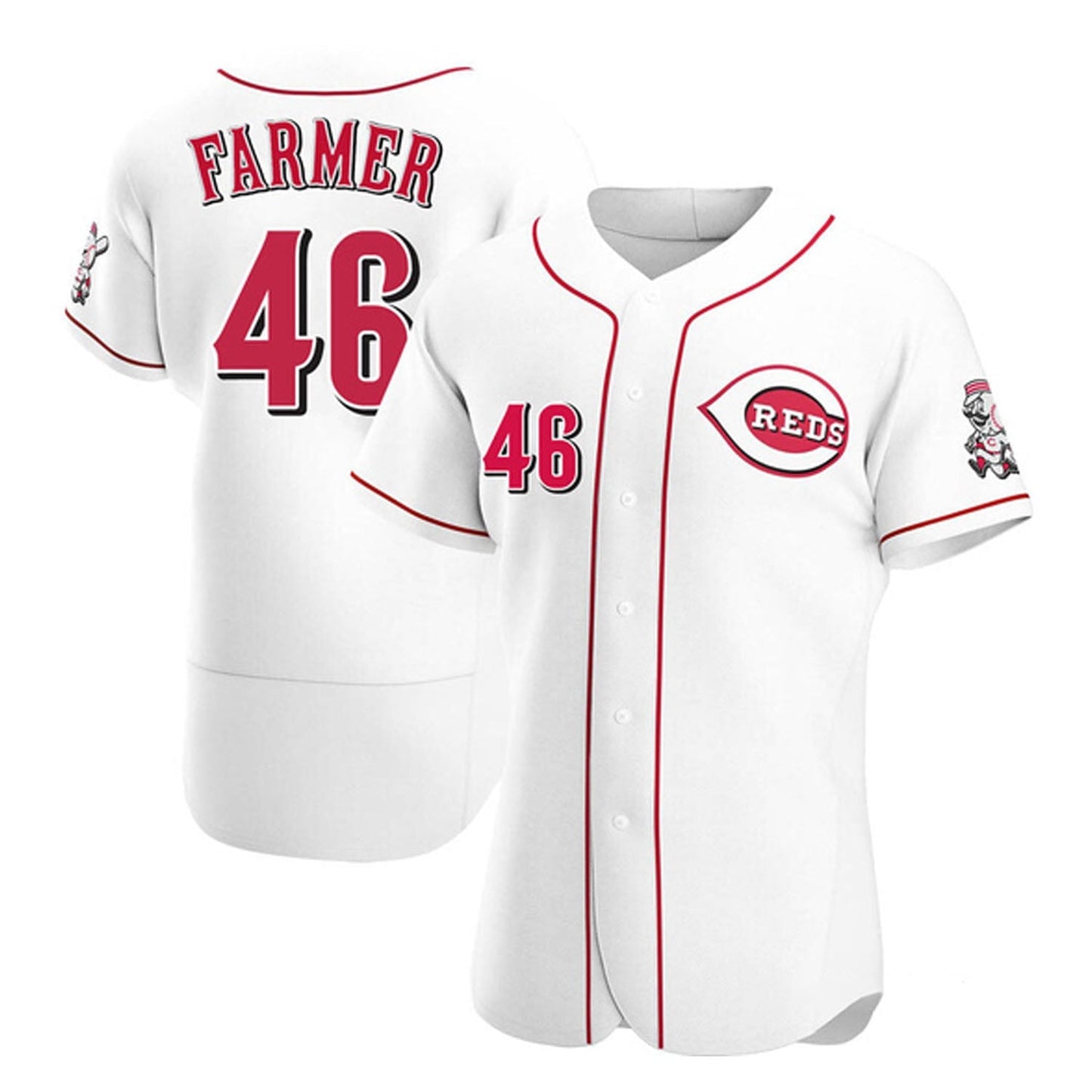 MLB Buck Farmer Cincinnati Reds 46 Jersey