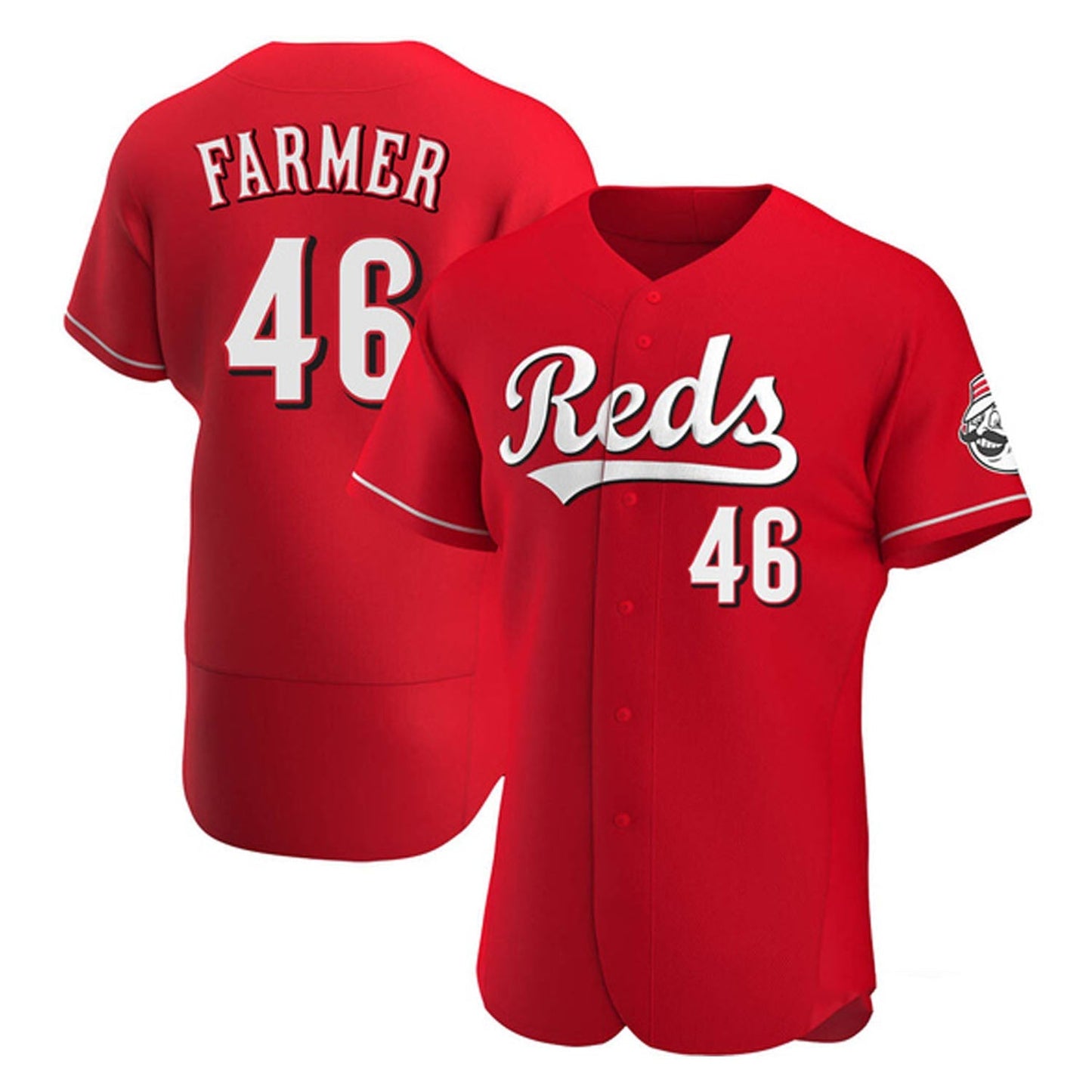 MLB Buck Farmer Cincinnati Reds 46 Jersey
