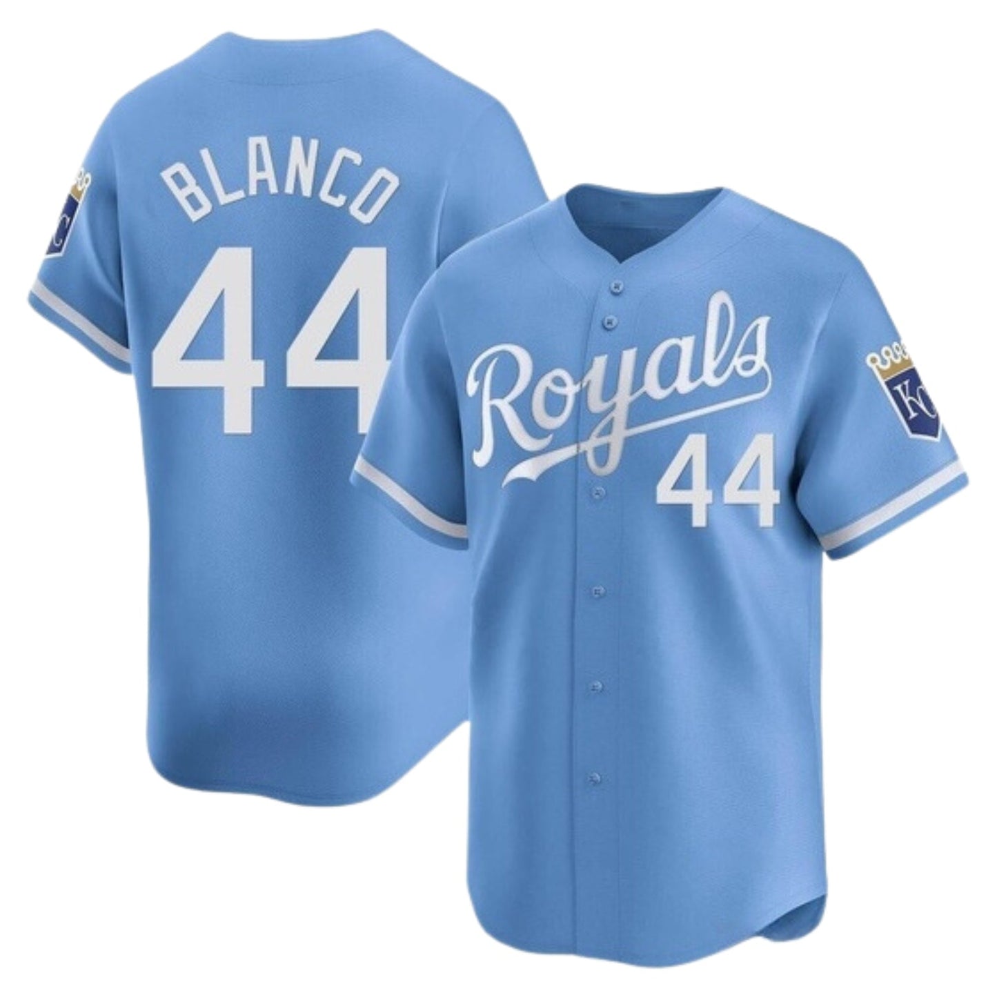 MLB Dairon Blanco Kansas City Royals 44 Jersey