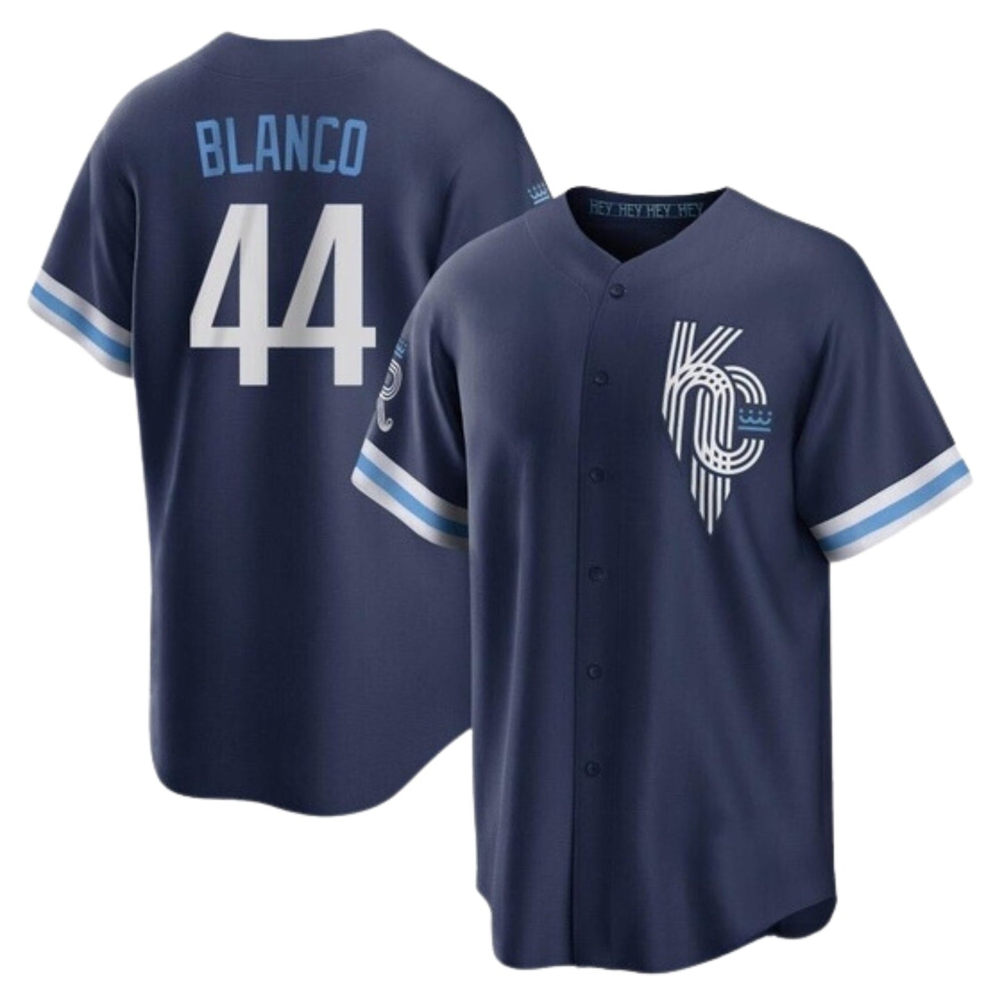 MLB Dairon Blanco Kansas City Royals 44 Jersey