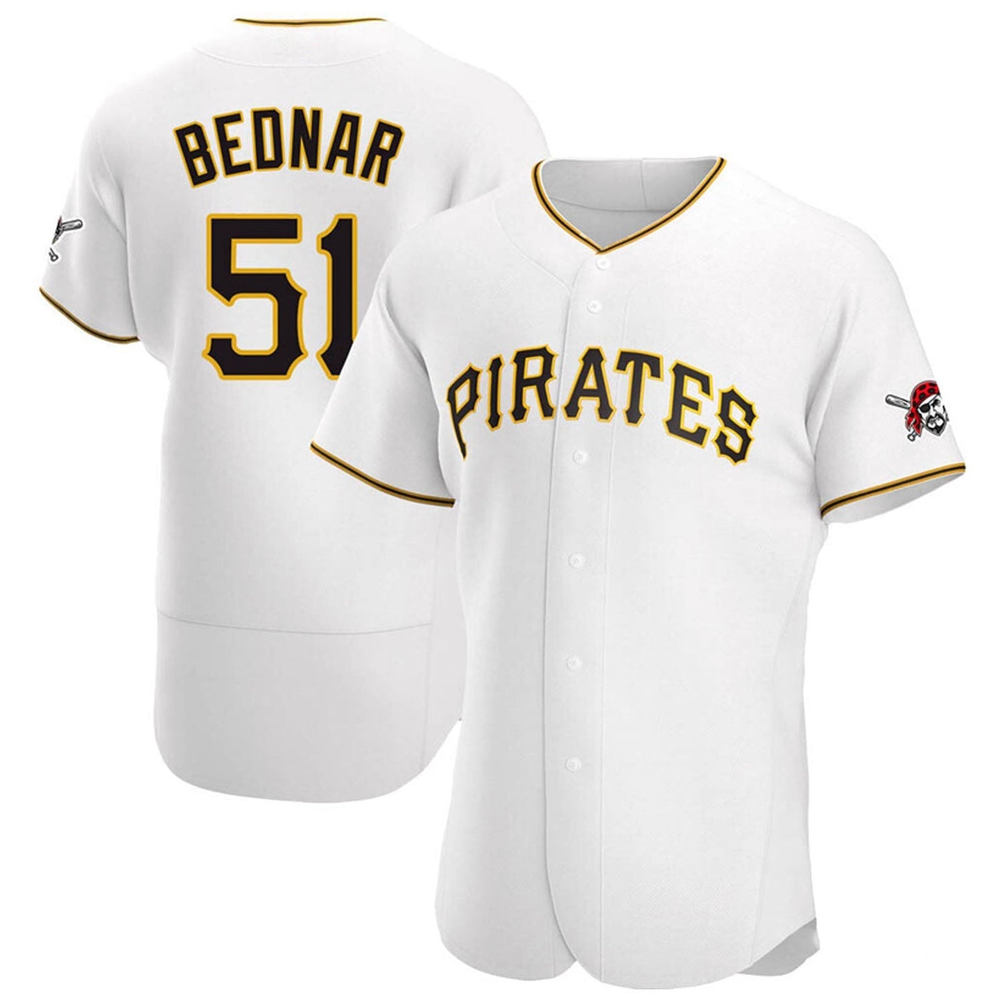 MLB David Bednar Pittsburgh Pirates 51 Jersey