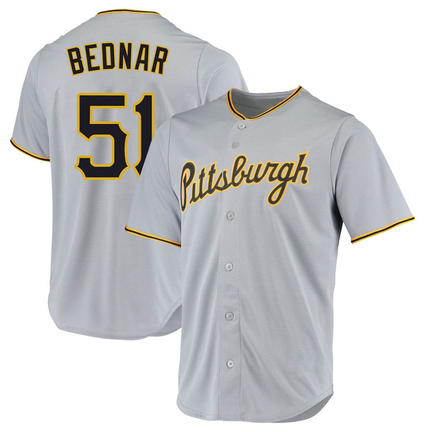 MLB David Bednar Pittsburgh Pirates 51 Jersey