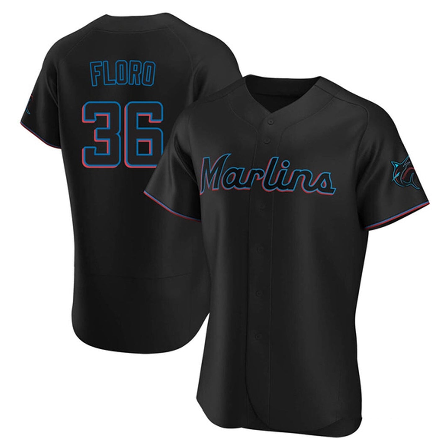 MLB Dylan Floro Miami Marlins 36 Jersey