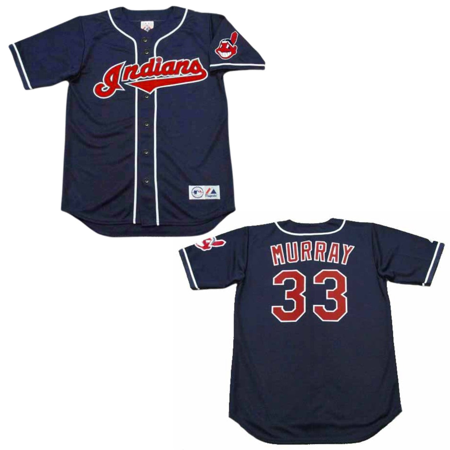 MLB Eddie Murray Cleveland Indians 33 Jersey