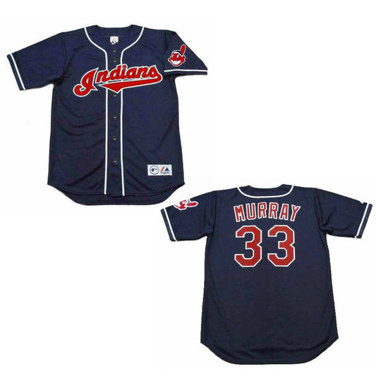 MLB Eddie Murray Cleveland Indians 33 Jersey