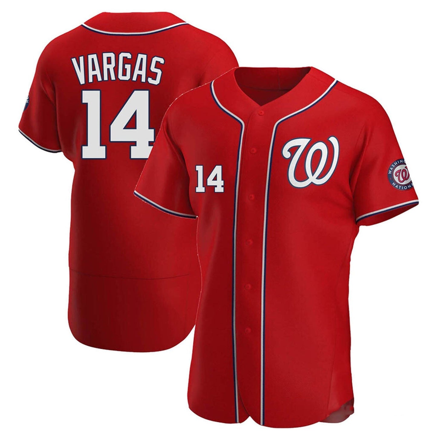 Ildemaro Vargas Washington Nationals 14 Jersey