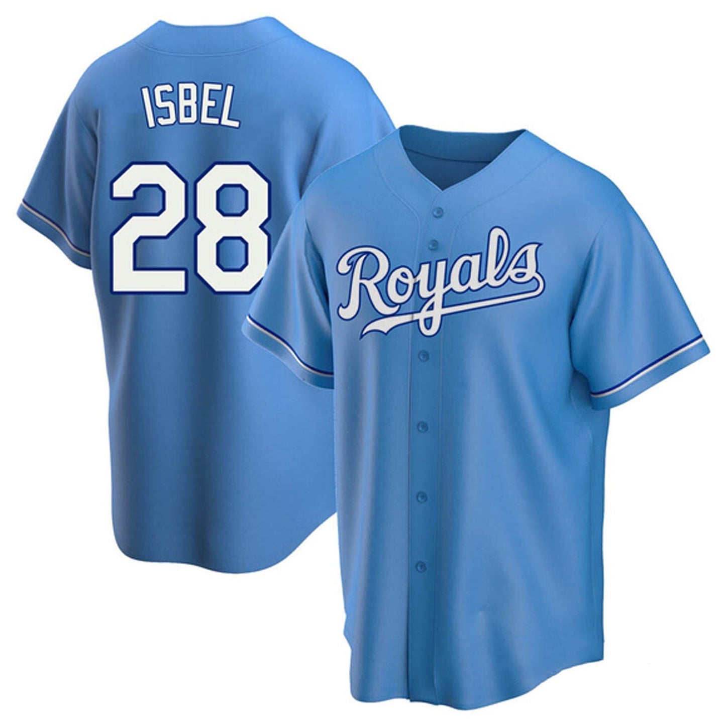 MLB Kyle Isbel Kansas City Royals 28 Jersey
