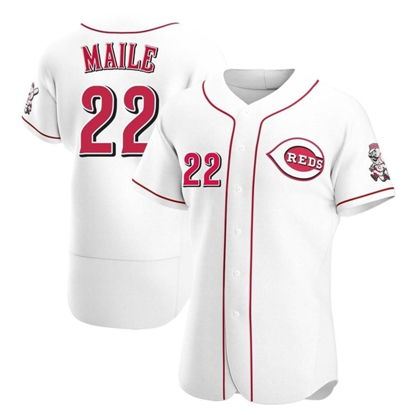 MLB Luke Maile Cincinnati Reds 22 Jersey