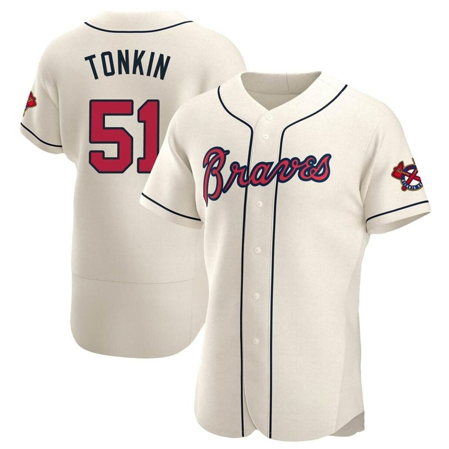 MLB Michael Tonkin Atlanta Braves 51 Jersey