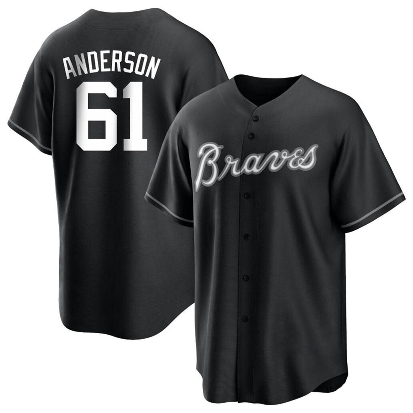 MLB Nick Anderson Atlanta Braves 61 Jersey