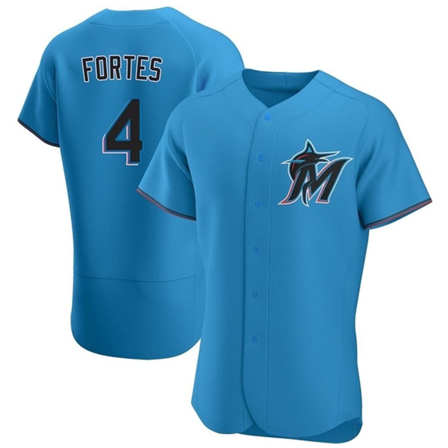 MLB Nick Fortes Miami Marlins 4 Jersey