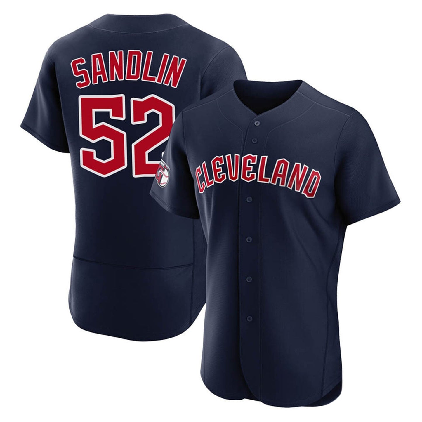 MLB Nick Sandlin Cleveland Indians 52 Jersey