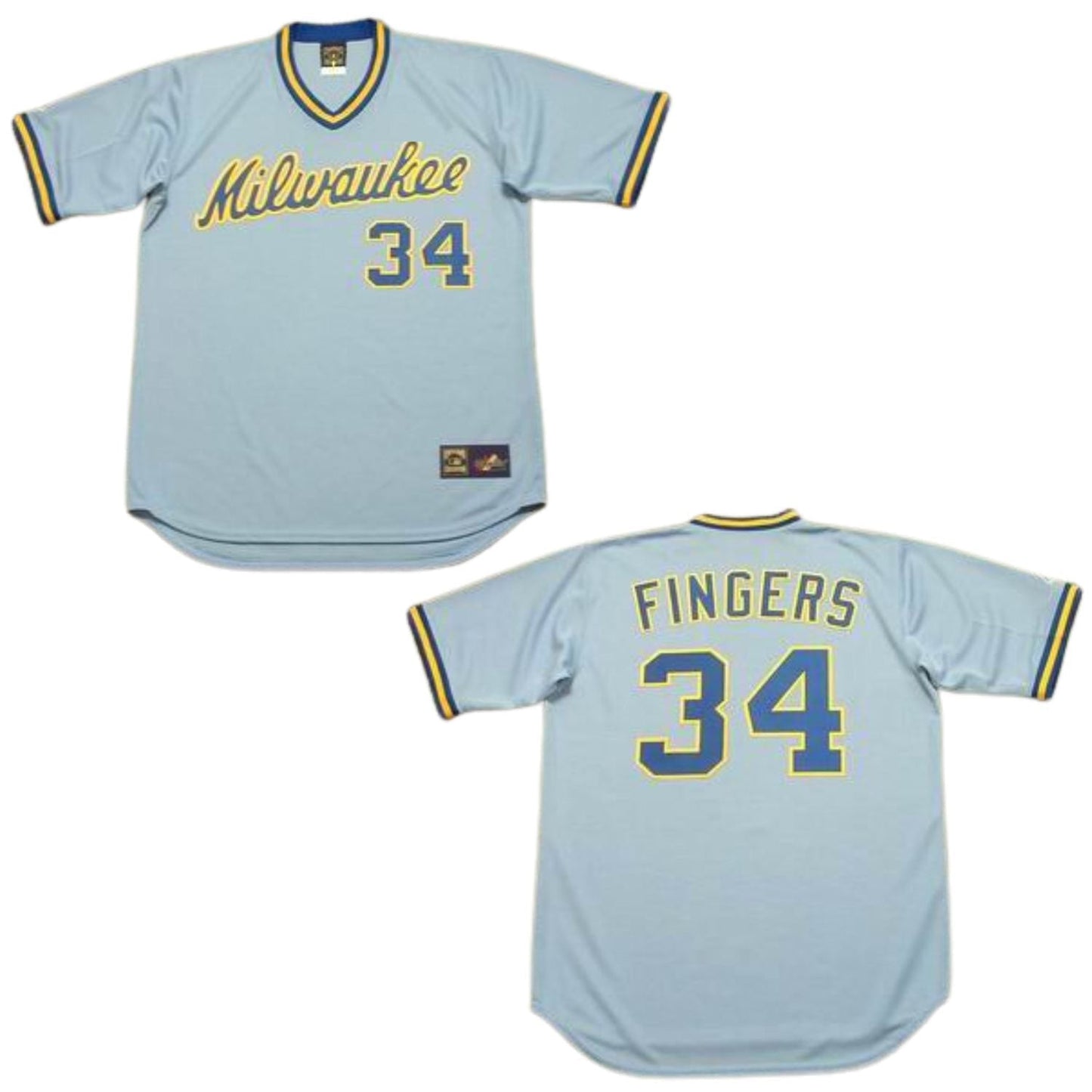 Rollie Fingers Milwaukee Brewers 34 Jersey