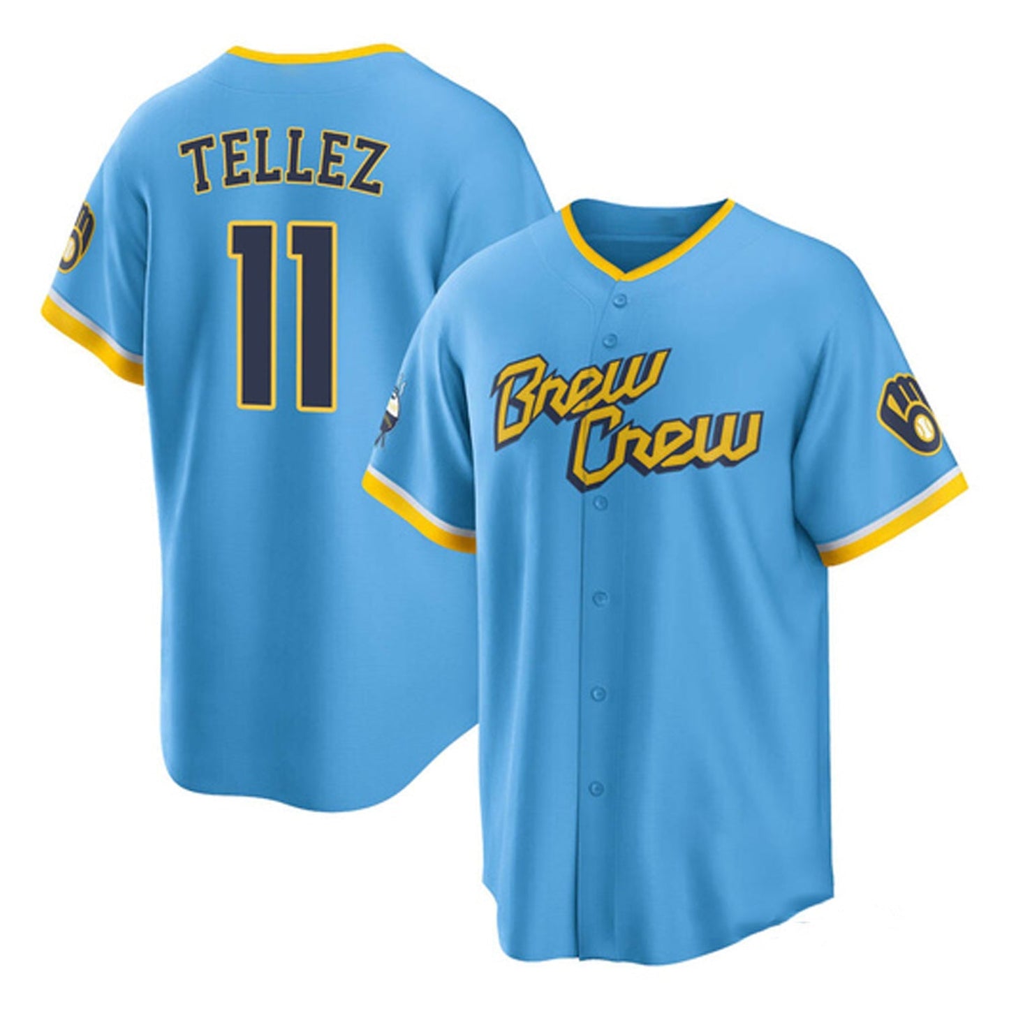 MLB Rowdy Tellez Milwaukee Brewers 11 Jersey
