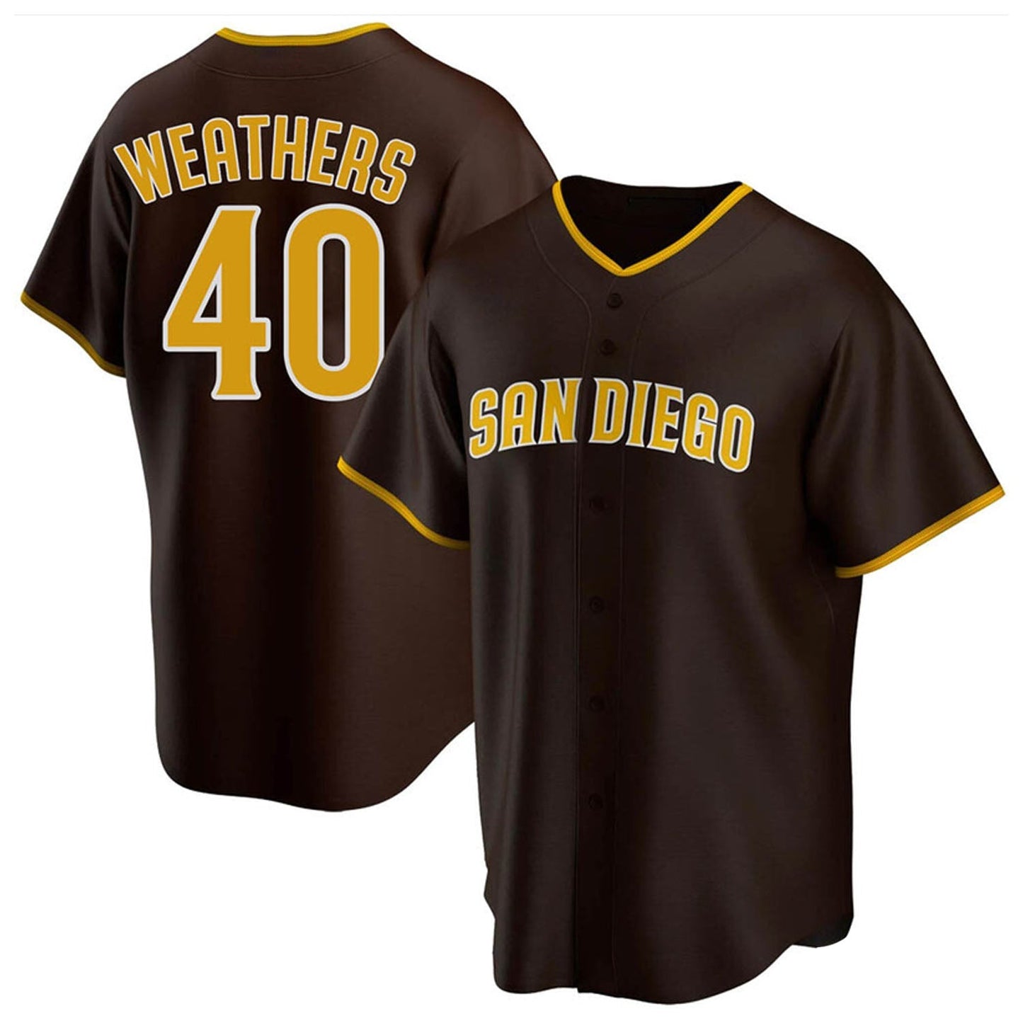 Ryan Weathers San Diego Padres 40 Jersey