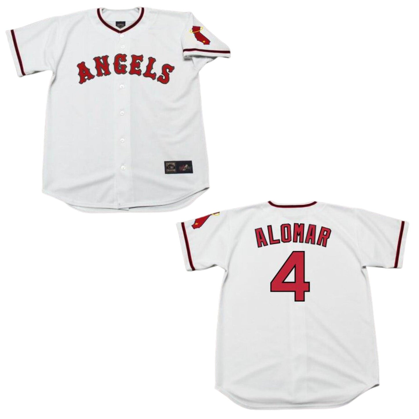Sandy Alomar California Angels 4 Jersey