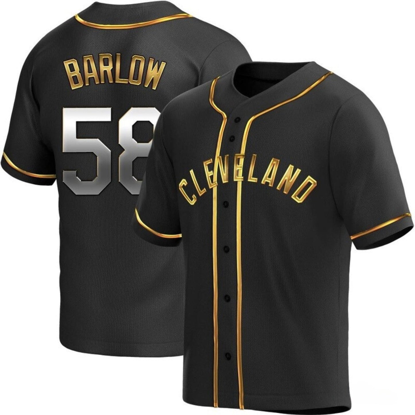 Scott Barlow Cleveland Guardians 58 Jersey