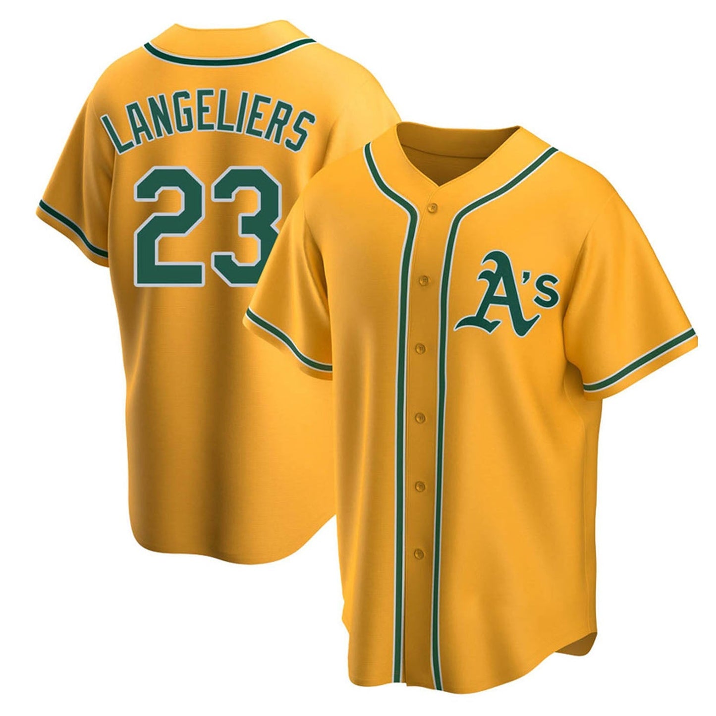 Shea Langeliers Oakland Athletics 23 Jersey
