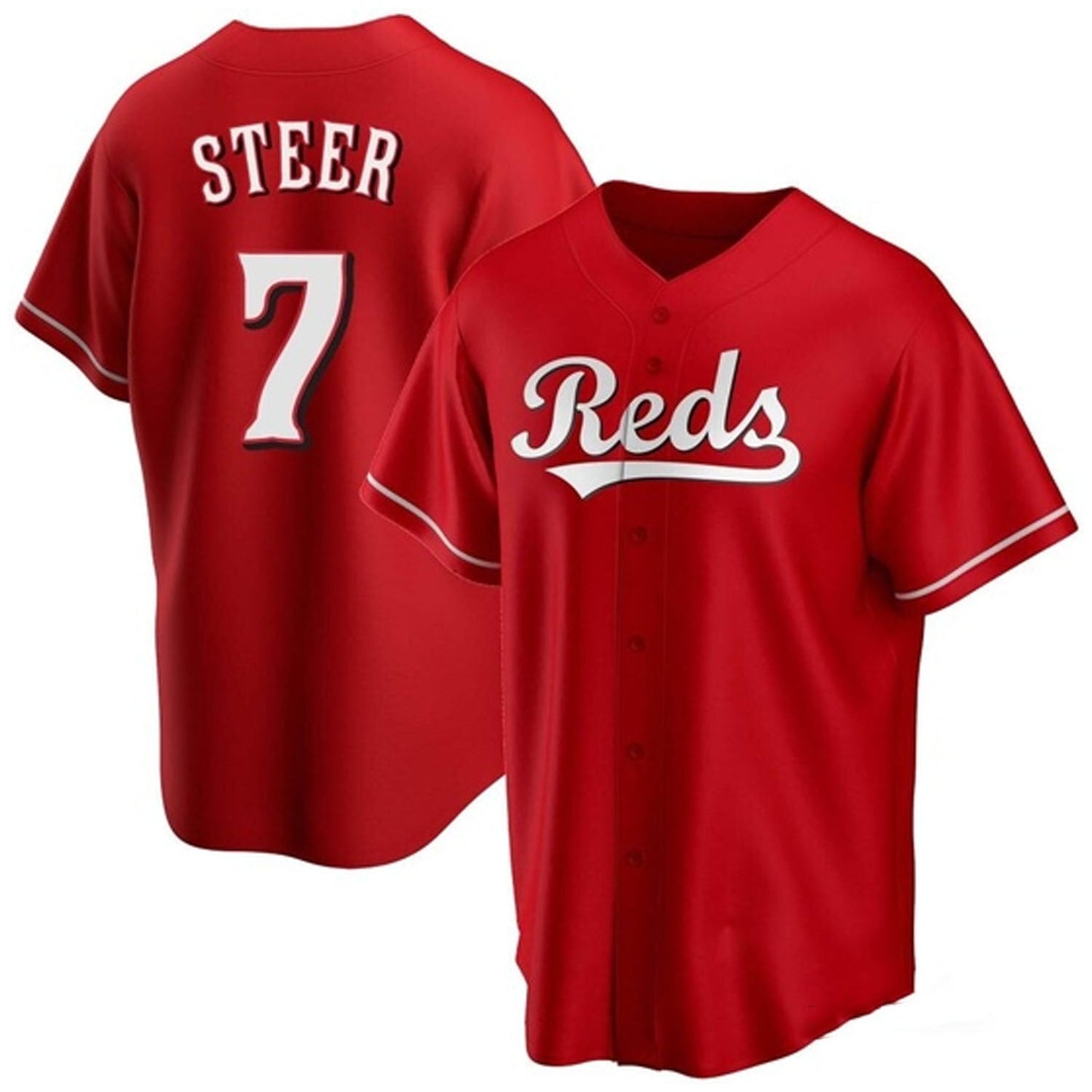 Spencer Steer Cincinnati Reds 7 Jersey