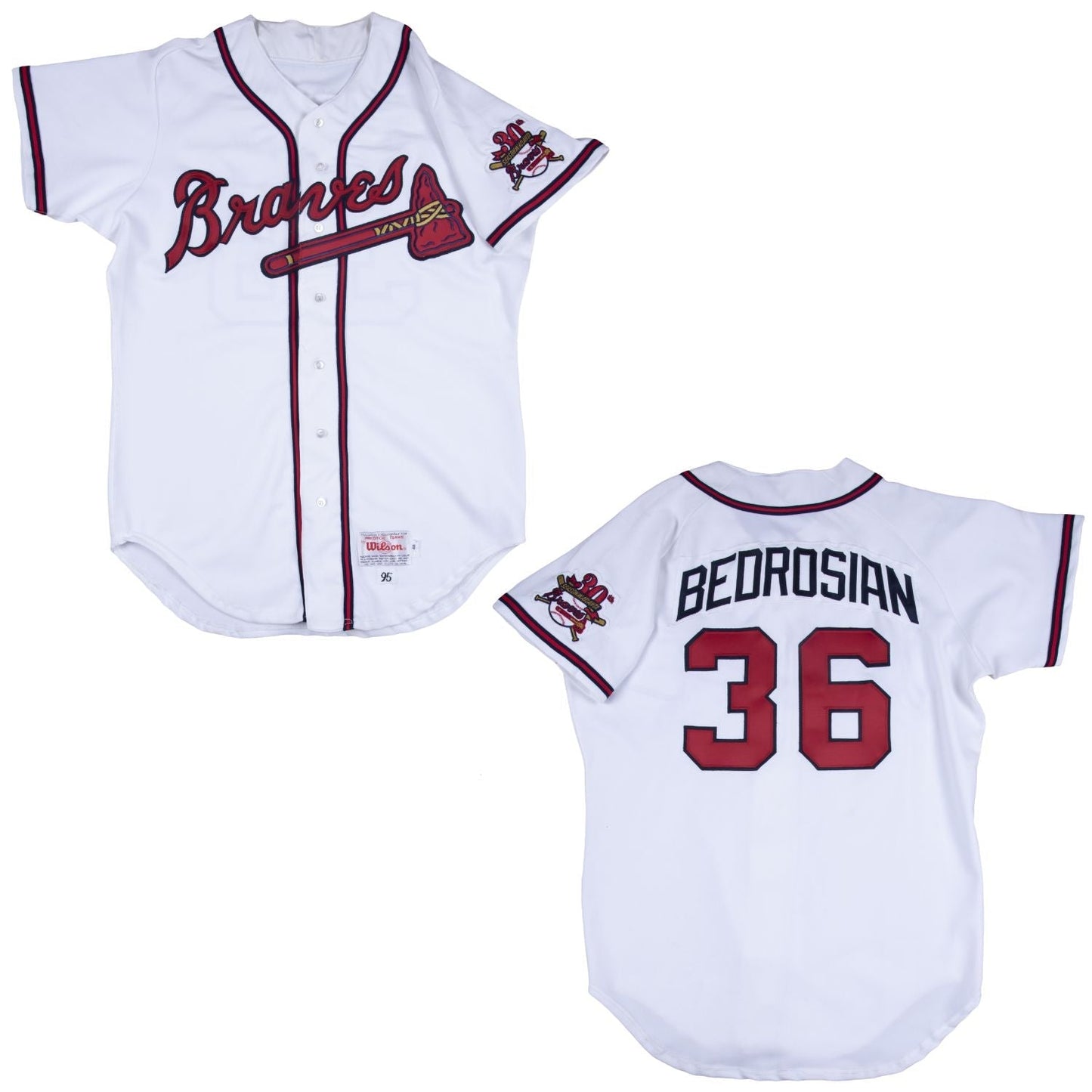 Steve Bedrosian Atlanta Braves 36 Jersey