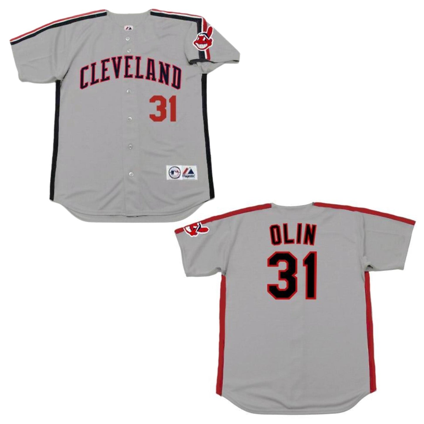 Steve Olin Cleveland Indians 31 Jersey
