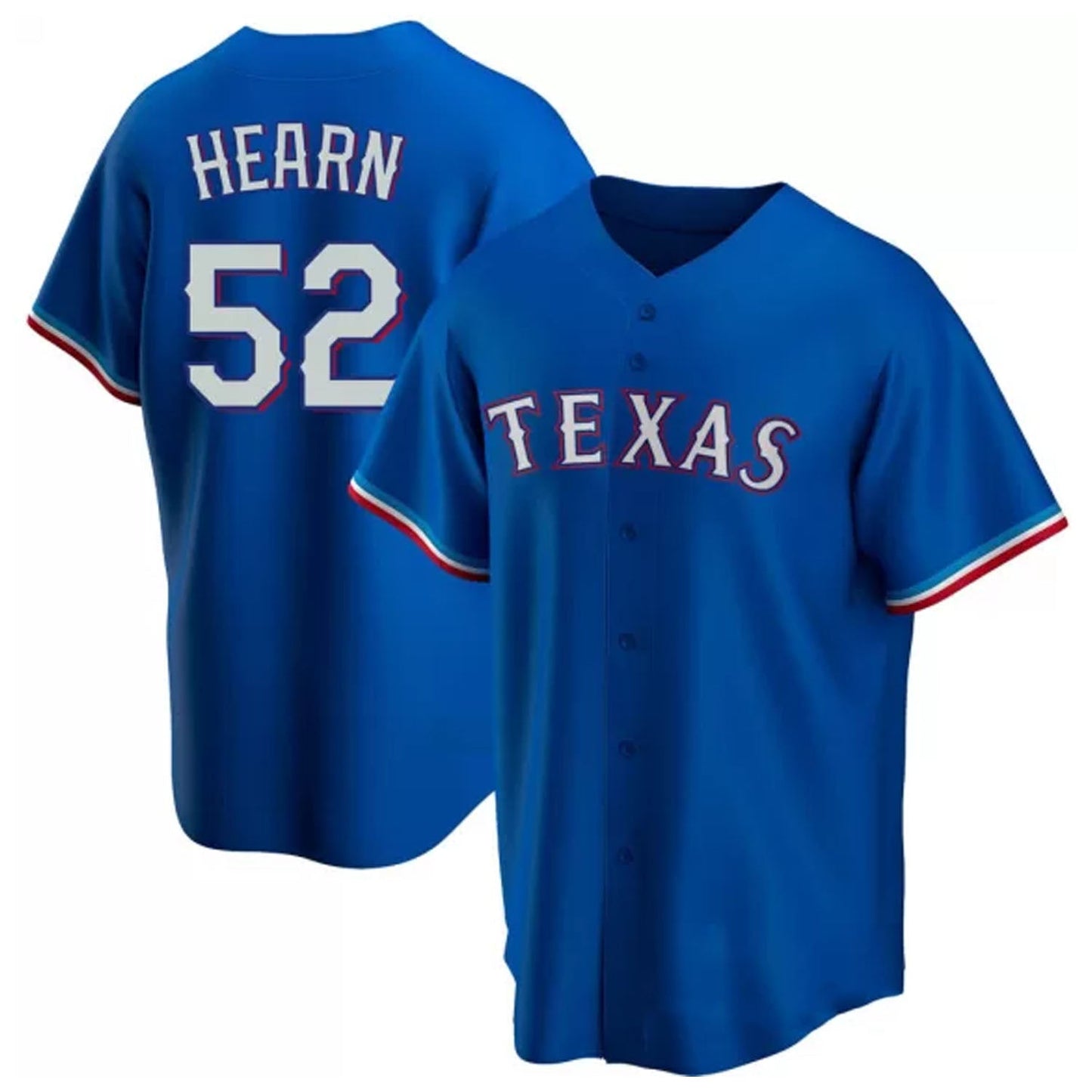 MLB Taylor Hearn Texas Rangers 52 Jersey