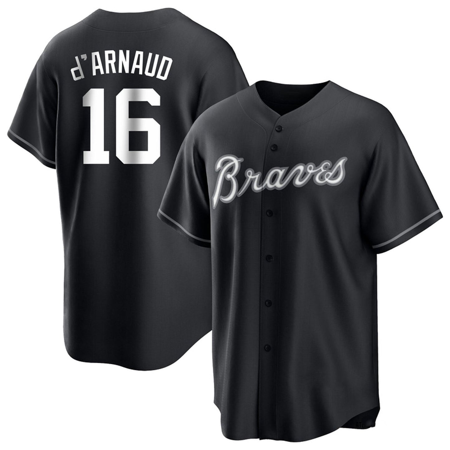 Travis D'Arnaud Atlanta Braves 16 Jersey
