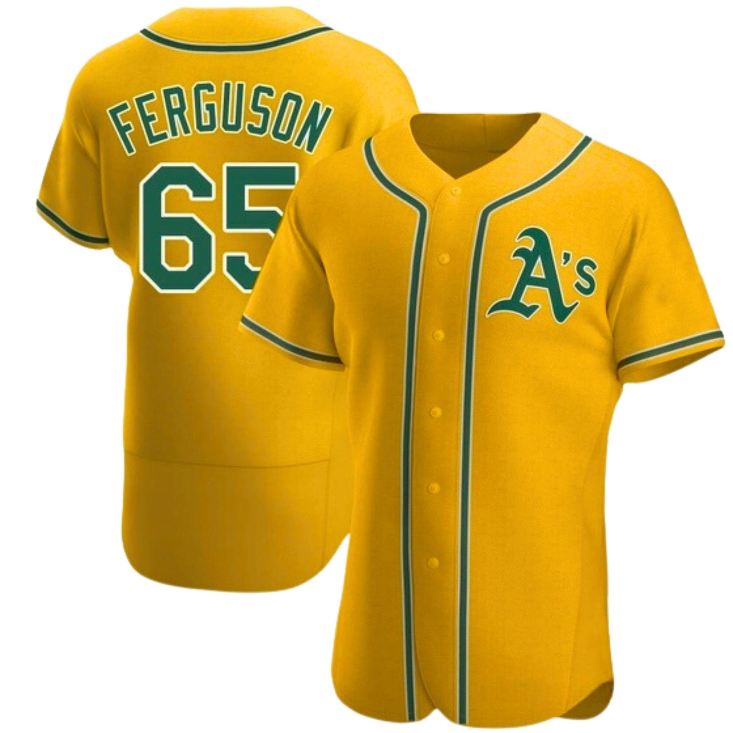 Tyler Ferguson Oakland Athletics 65 Jersey
