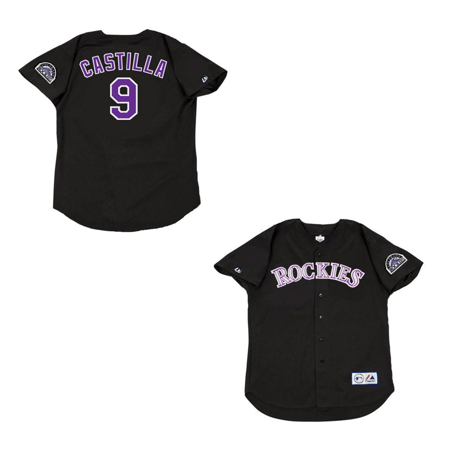 Vinny Castilla Colorado Rockies 9 Jersey