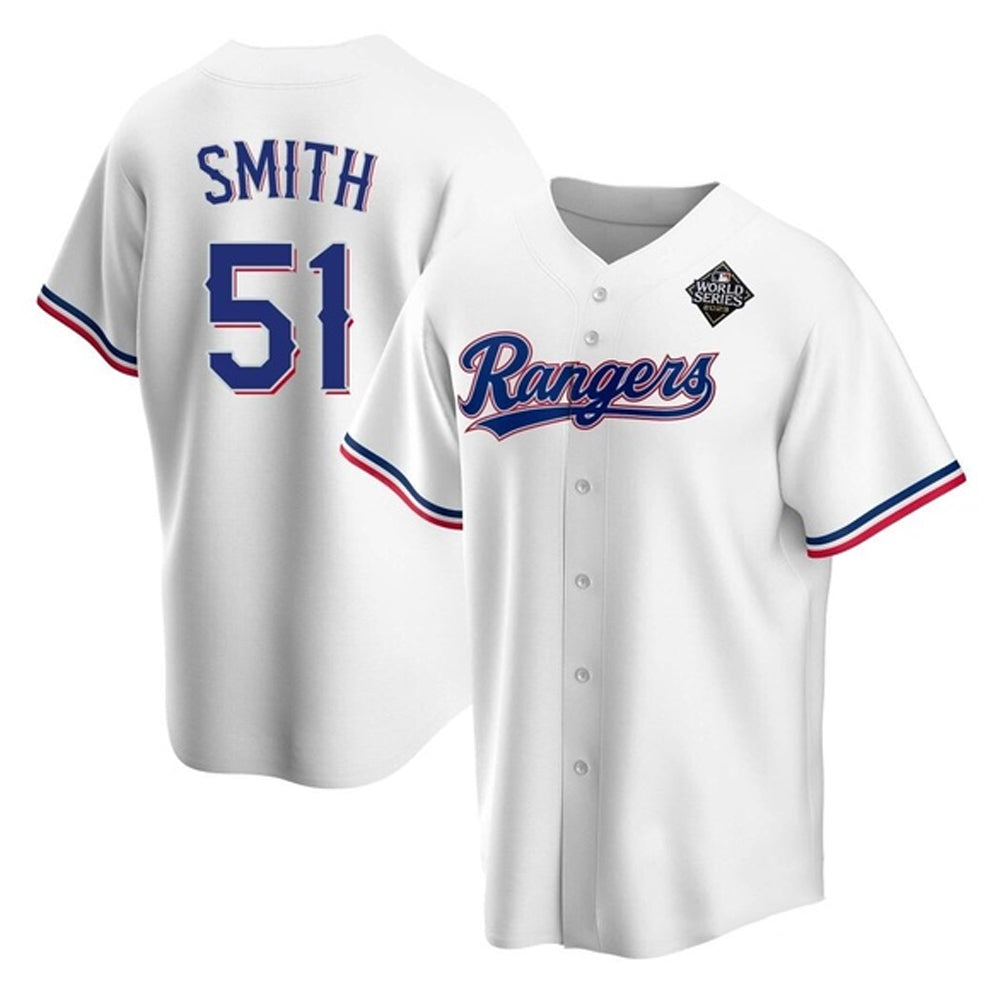 Will Smith Texas Ranger 51 Jersey