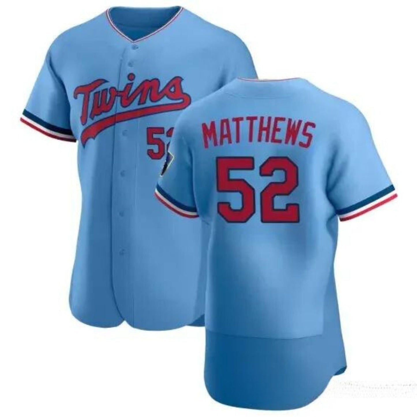 Zebby Matthews Minnesota Twins 52 Jersey