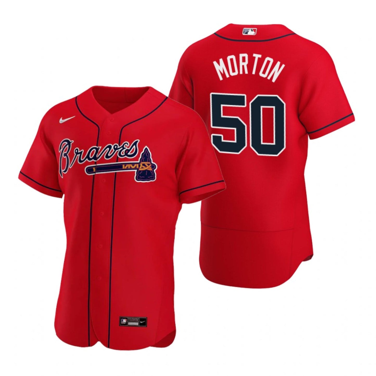 MLB Charlie Morton Atlanta Braves 50 Jersey