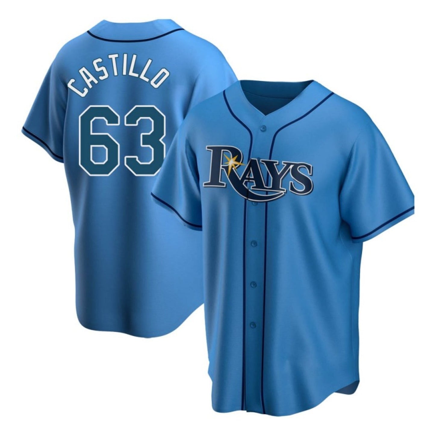 MLB Diego Castillo Tampa Bay Rays 63 Jersey