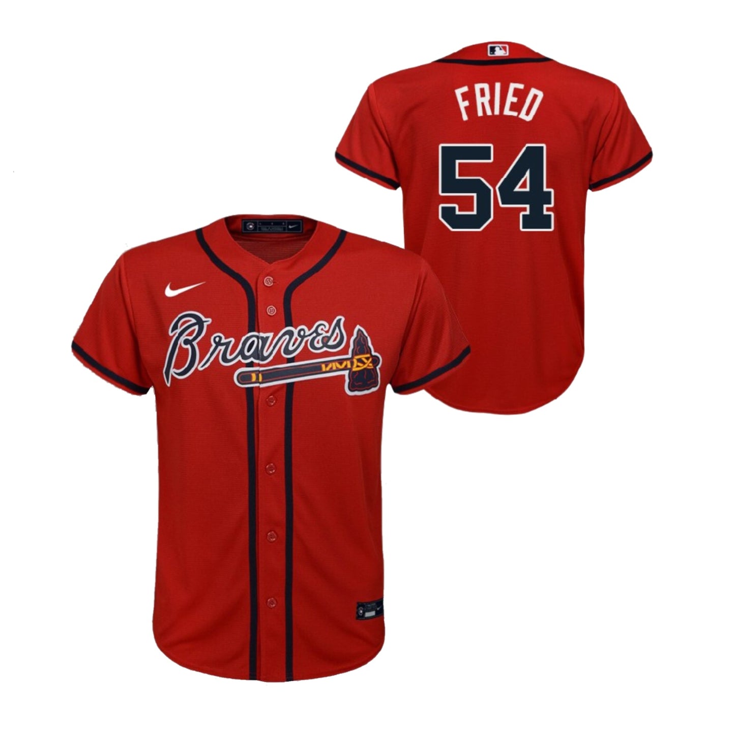 MLB Max Fried Atlanta Braves 54 Jersey