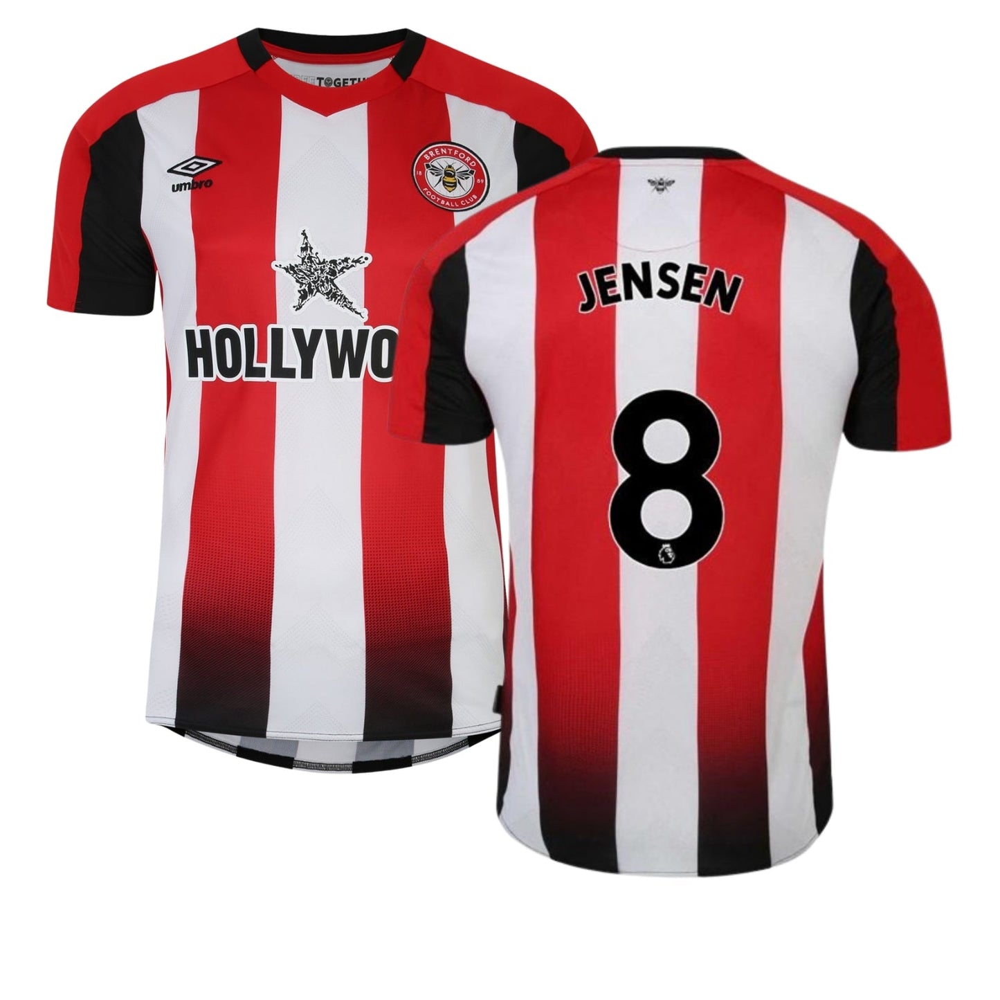 Mathias Jensen Brentford 8 Jersey