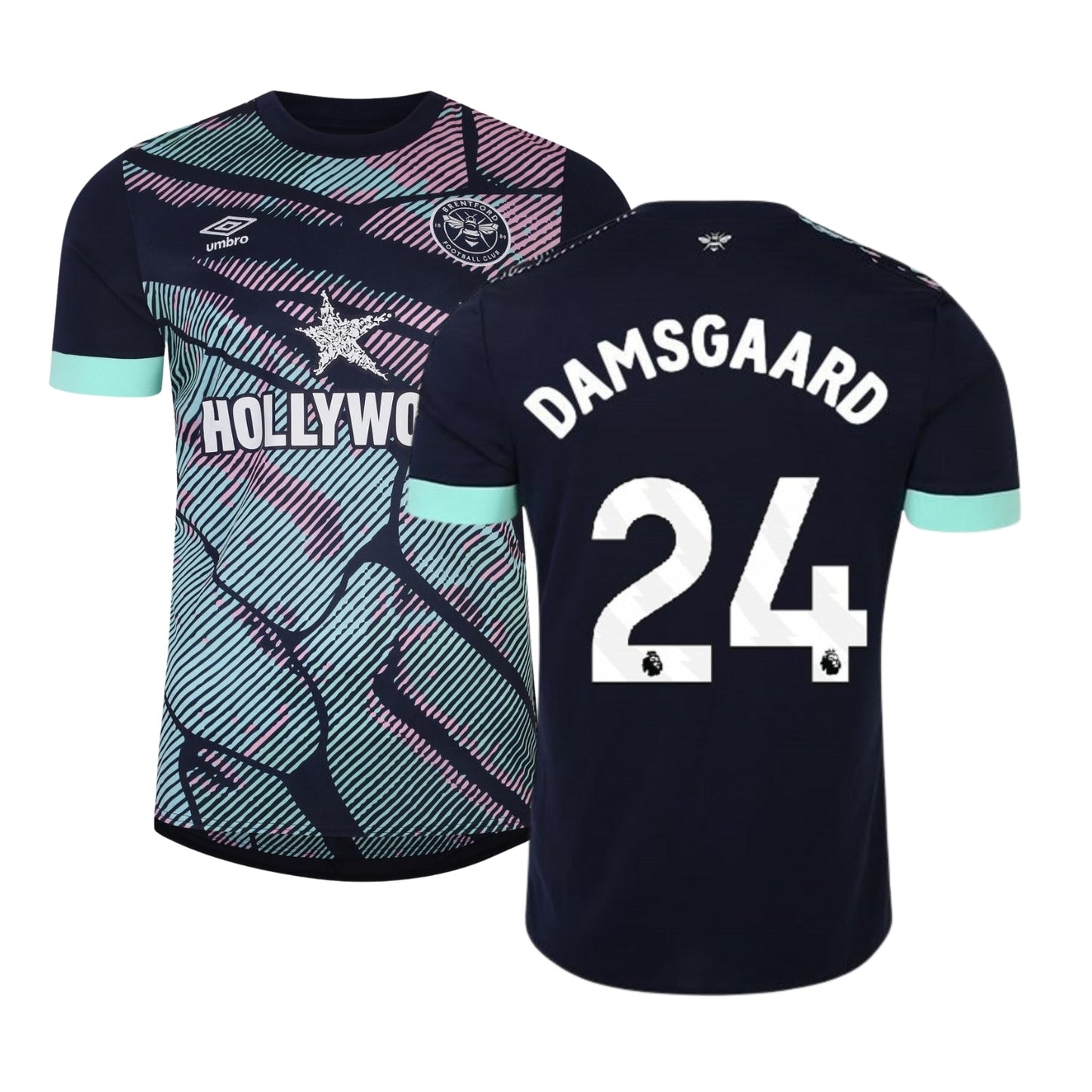Mikkel Damgaard Brentford 24 Jersey